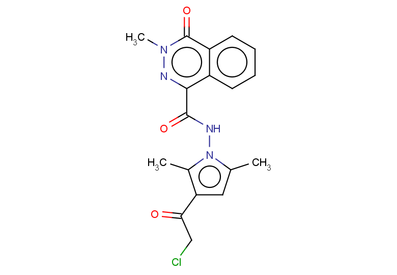 N-[3-(2-chloroacetyl)-2,5-dimethyl-1H-pyrrol-1-yl]-3-methyl-4-oxo-3,4-dihydrophthalazine-1-carboxamide