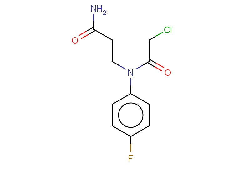 3-[2-chloro-N-(4-fluorophenyl)acetamido]propanamide