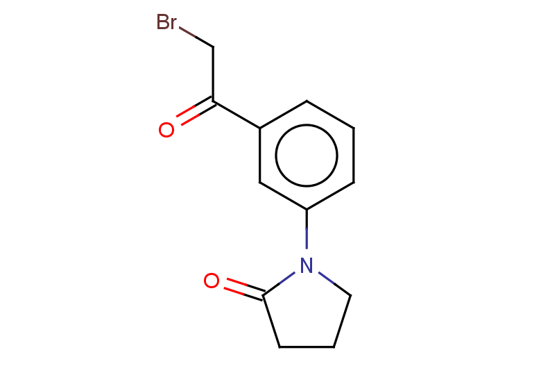 1-[3-(2-bromoacetyl)phenyl]pyrrolidin-2-one