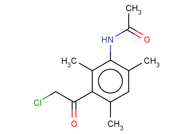 N-[3-(2-chloroacetyl)-2,4,6-trimethylphenyl]acetamide