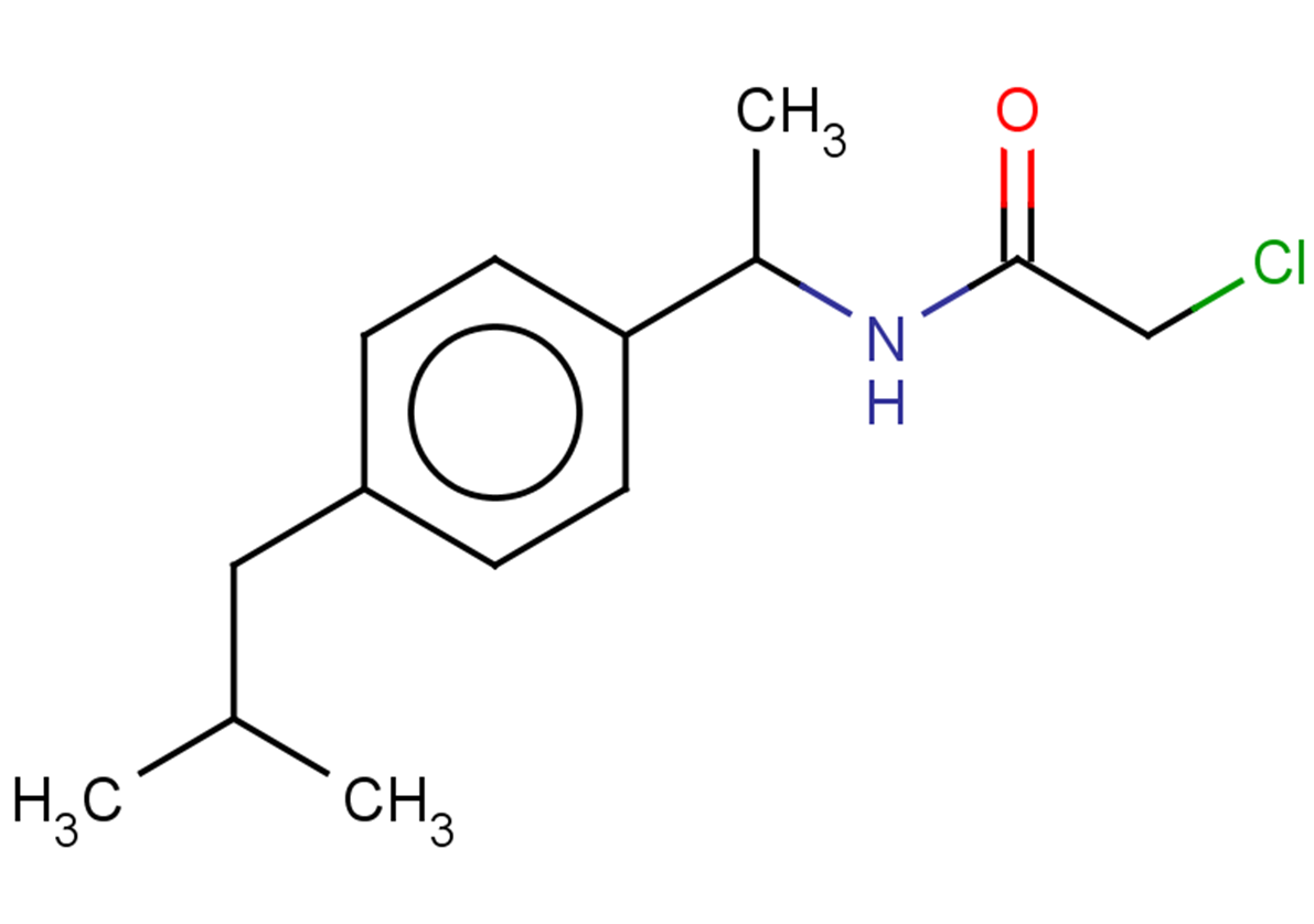 2-chloro-N-{1-[4-(2-methylpropyl)phenyl]ethyl}acetamide