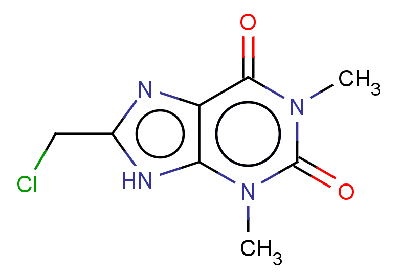 8-(chloromethyl)-1,3-dimethyl-2,3,6,9-tetrahydro-1H-purine-2,6-dione