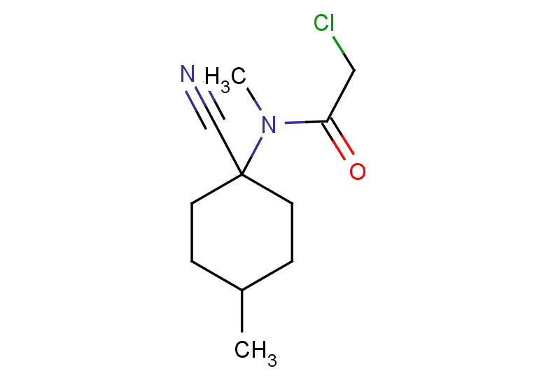 2-chloro-N-(1-cyano-4-methylcyclohexyl)-N-methylacetamide
