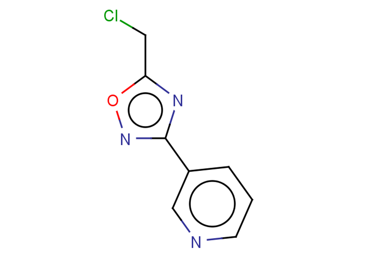 3-[5-(chloromethyl)-1,2,4-oxadiazol-3-yl]pyridine