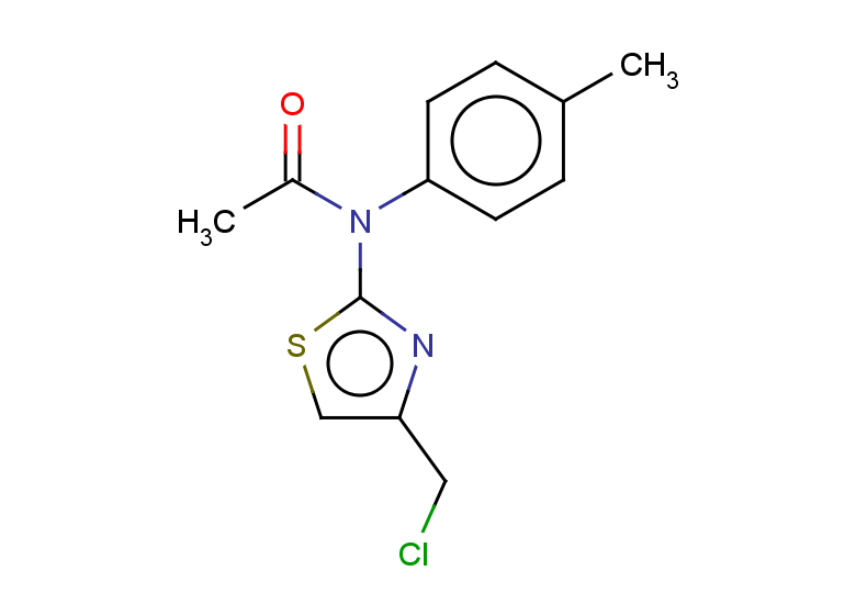 N-[4-(chloromethyl)-1,3-thiazol-2-yl]-N-(4-methylphenyl)acetamide