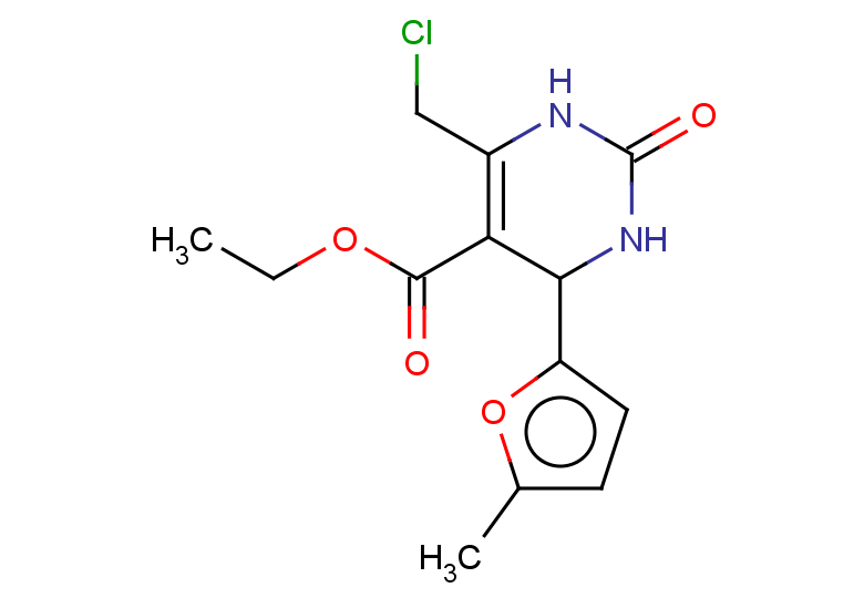 ethyl 6-(chloromethyl)-4-(5-methylfuran-2-yl)-2-oxo-1,2,3,4-tetrahydropyrimidine-5-carboxylate