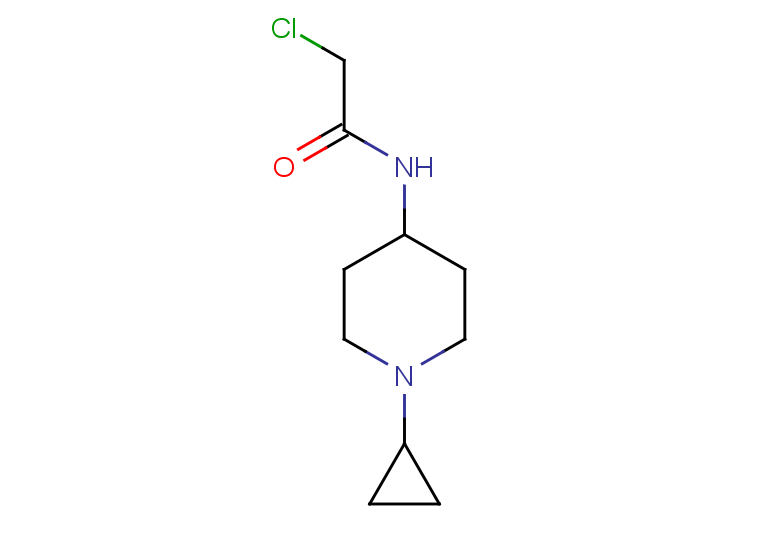 2-chloro-N-(1-cyclopropylpiperidin-4-yl)acetamide