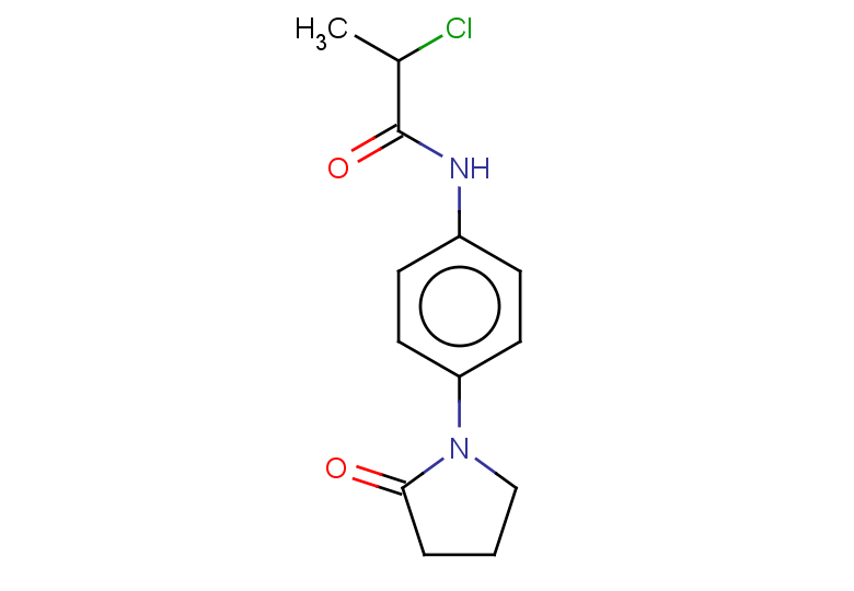2-chloro-N-[4-(2-oxopyrrolidin-1-yl)phenyl]propanamide