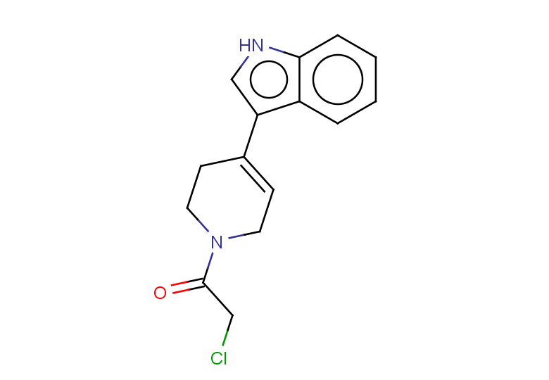 2-chloro-1-[4-(1H-indol-3-yl)-1,2,3,6-tetrahydropyridin-1-yl]ethan-1-one