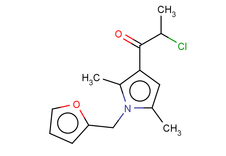 2-chloro-1-[1-(furan-2-ylmethyl)-2,5-dimethyl-1H-pyrrol-3-yl]propan-1-one