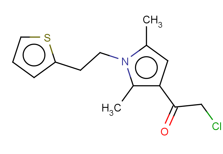 2-chloro-1-{2,5-dimethyl-1-[2-(thiophen-2-yl)ethyl]-1H-pyrrol-3-yl}ethan-1-one