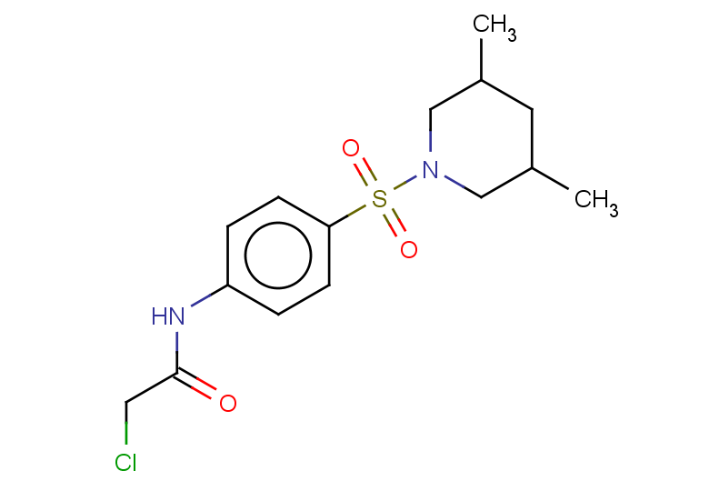 2-chloro-N-{4-[(3,5-dimethylpiperidin-1-yl)sulfonyl]phenyl}acetamide