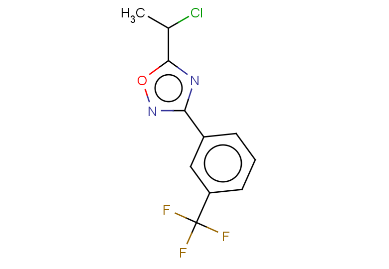 5-(1-chloroethyl)-3-[3-(trifluoromethyl)phenyl]-1,2,4-oxadiazole