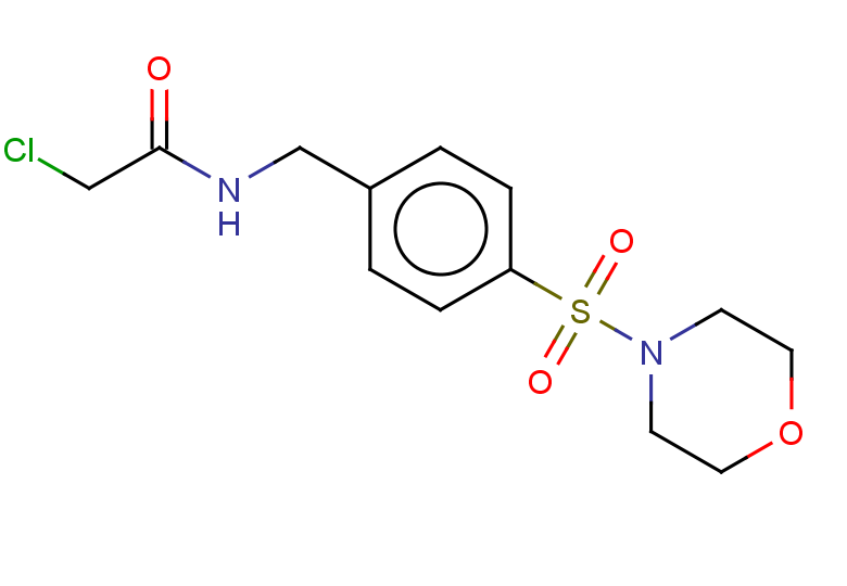 2-chloro-N-{[4-(morpholine-4-sulfonyl)phenyl]methyl}acetamide