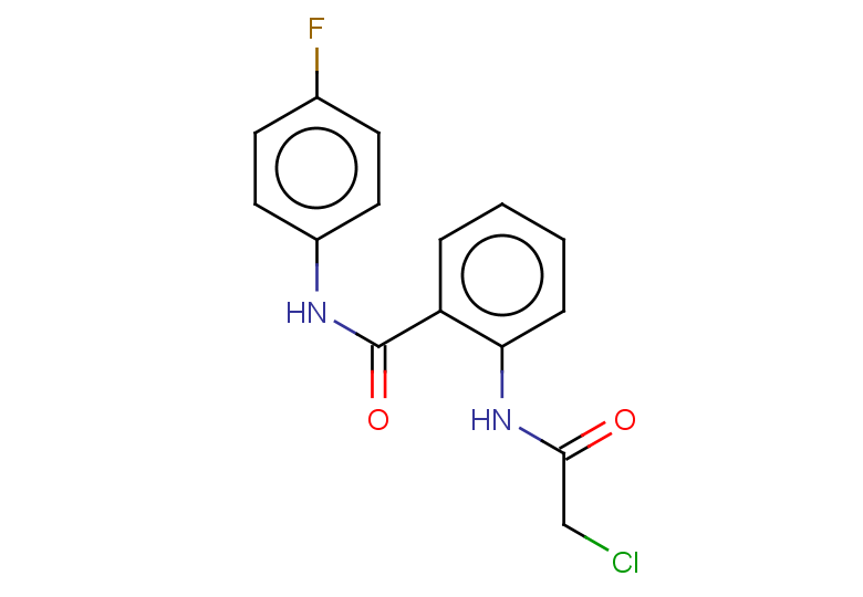 2-(2-chloroacetamido)-N-(4-fluorophenyl)benzamide