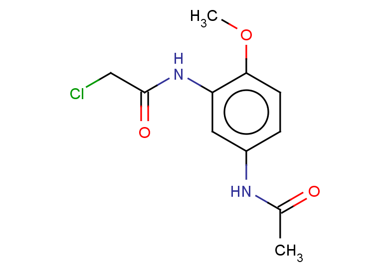 2-chloro-N-(5-acetamido-2-methoxyphenyl)acetamide