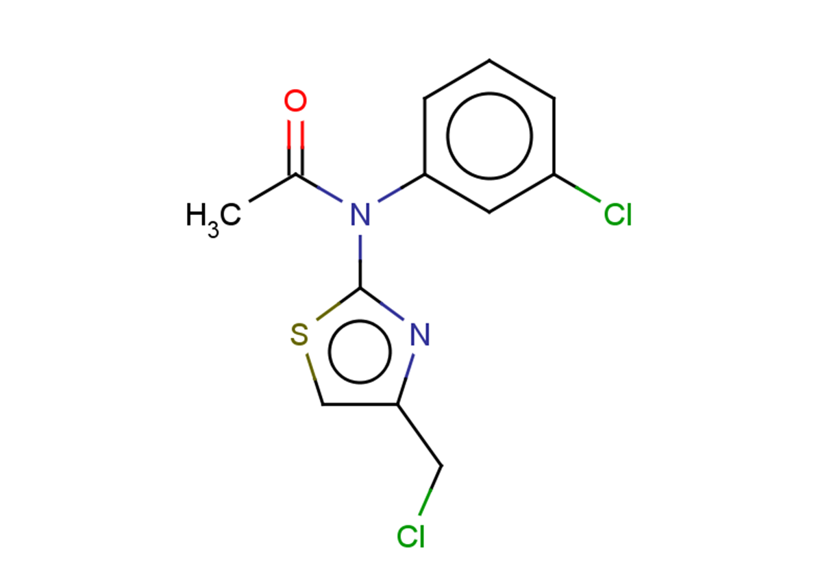 N-[4-(chloromethyl)-1,3-thiazol-2-yl]-N-(3-chlorophenyl)acetamide