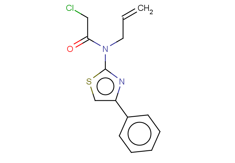 2-chloro-N-(4-phenyl-1,3-thiazol-2-yl)-N-(prop-2-en-1-yl)acetamide