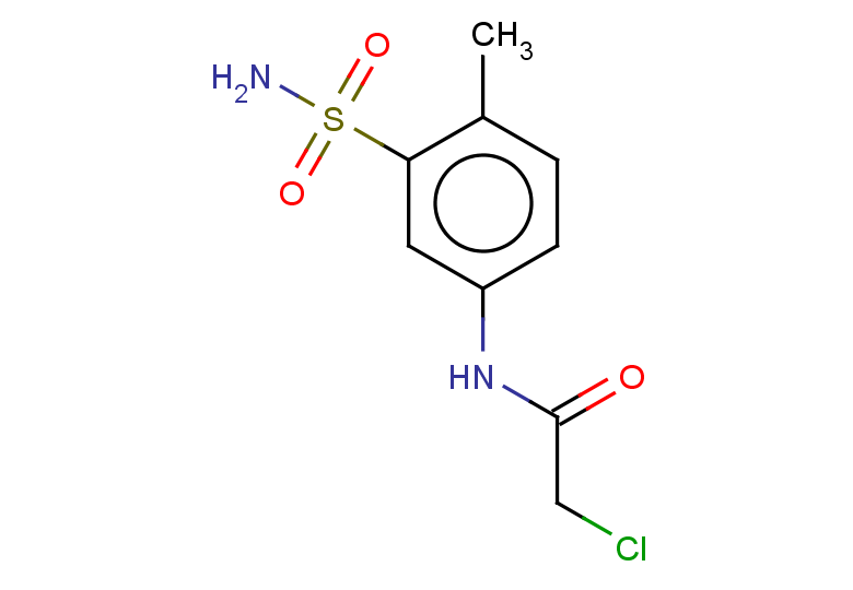 2-chloro-N-(4-methyl-3-sulfamoylphenyl)acetamide