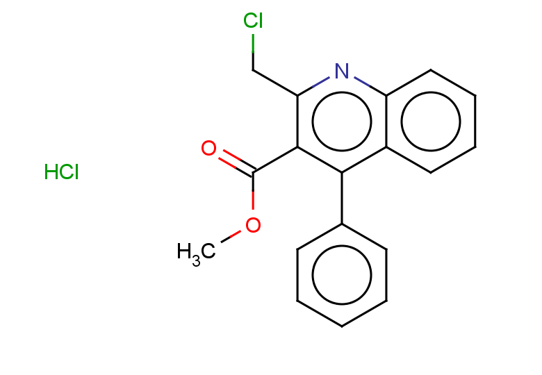 methyl 2-(chloromethyl)-4-phenylquinoline-3-carboxylate hydrochloride