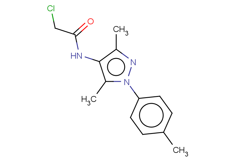 2-chloro-N-[3,5-dimethyl-1-(4-methylphenyl)-1H-pyrazol-4-yl]acetamide