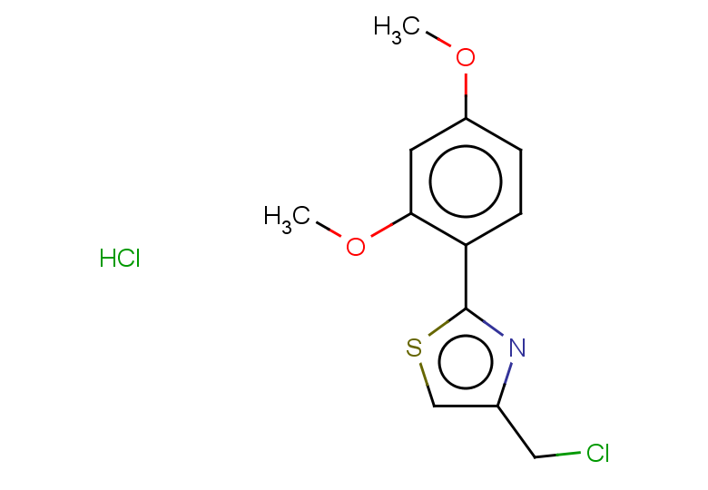4-(chloromethyl)-2-(2,4-dimethoxyphenyl)-1,3-thiazole hydrochloride