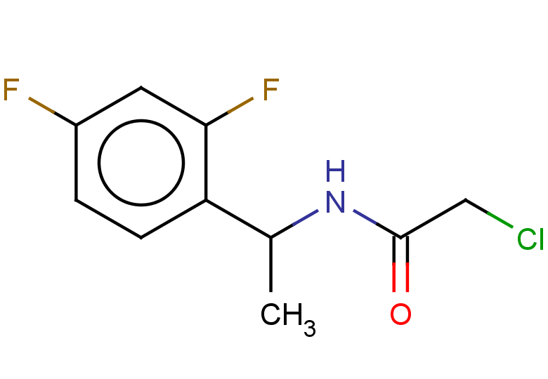 2-chloro-N-[1-(2,4-difluorophenyl)ethyl]acetamide
