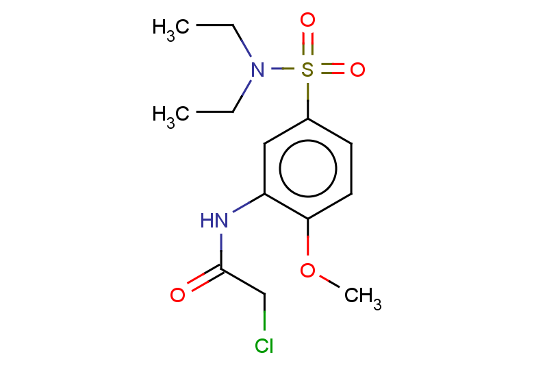 2-chloro-N-[5-(diethylsulfamoyl)-2-methoxyphenyl]acetamide