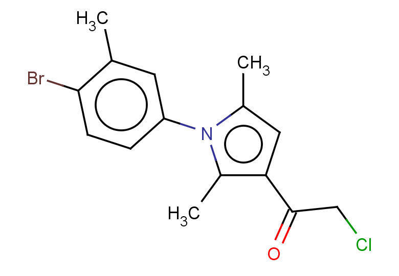 1-[1-(4-bromo-3-methylphenyl)-2,5-dimethyl-1H-pyrrol-3-yl]-2-chloroethan-1-one