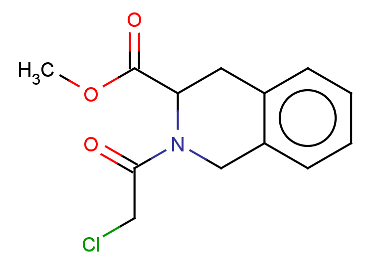 methyl 2-(2-chloroacetyl)-1,2,3,4-tetrahydroisoquinoline-3-carboxylate