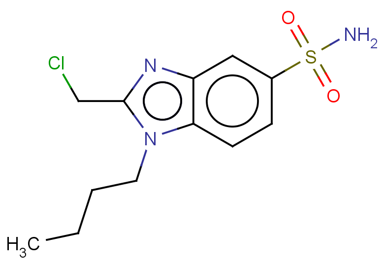 1-butyl-2-(chloromethyl)-1H-1,3-benzodiazole-5-sulfonamide