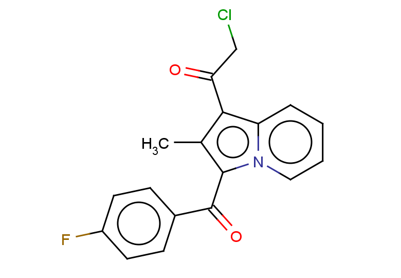 2-chloro-1-[3-(4-fluorobenzoyl)-2-methylindolizin-1-yl]ethan-1-one