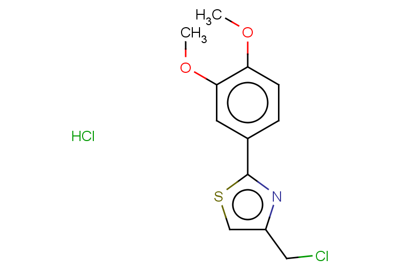4-(chloromethyl)-2-(3,4-dimethoxyphenyl)-1,3-thiazole hydrochloride