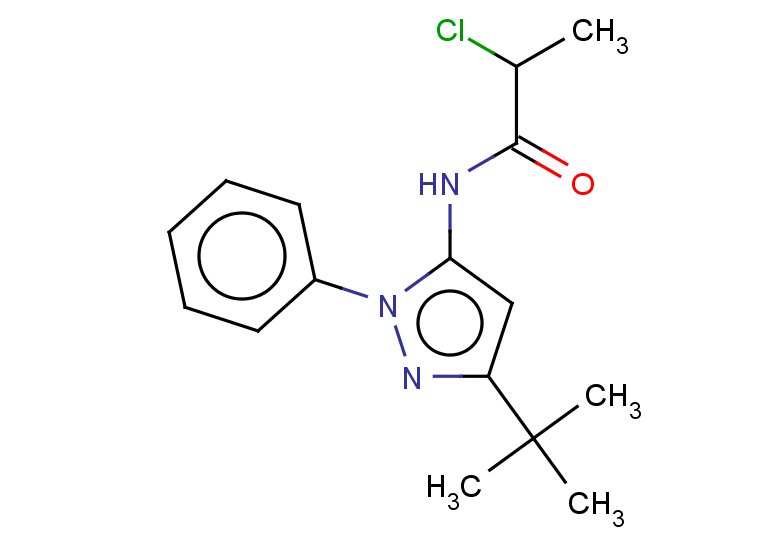 N-(3-tert-butyl-1-phenyl-1H-pyrazol-5-yl)-2-chloropropanamide