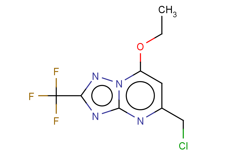 5-(chloromethyl)-7-ethoxy-2-(trifluoromethyl)-[1,2,4]triazolo[1,5-a]pyrimidine