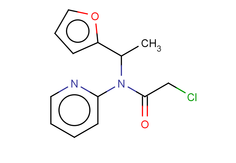 2-chloro-N-[1-(furan-2-yl)ethyl]-N-(pyridin-2-yl)acetamide