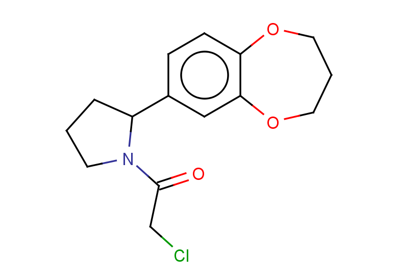 2-chloro-1-[2-(3,4-dihydro-2H-1,5-benzodioxepin-7-yl)pyrrolidin-1-yl]ethan-1-one