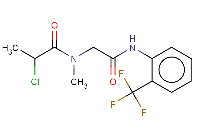 2-chloro-N-methyl-N-({[2-(trifluoromethyl)phenyl]carbamoyl}methyl)propanamide