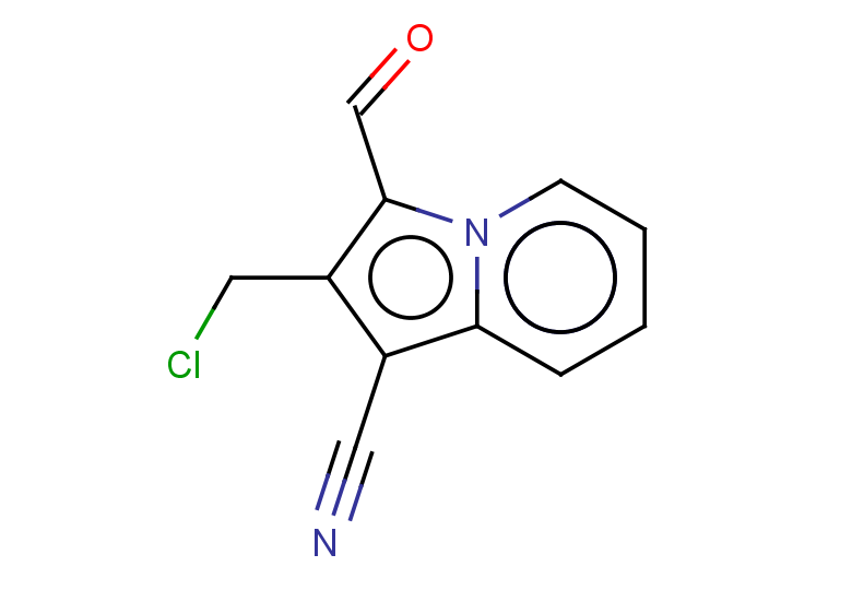 2-(chloromethyl)-3-formylindolizine-1-carbonitrile