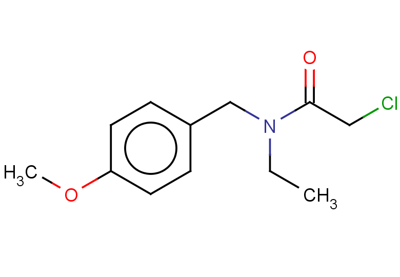 2-chloro-N-ethyl-N-[(4-methoxyphenyl)methyl]acetamide