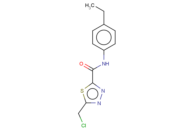 5-(chloromethyl)-N-(4-ethylphenyl)-1,3,4-thiadiazole-2-carboxamide