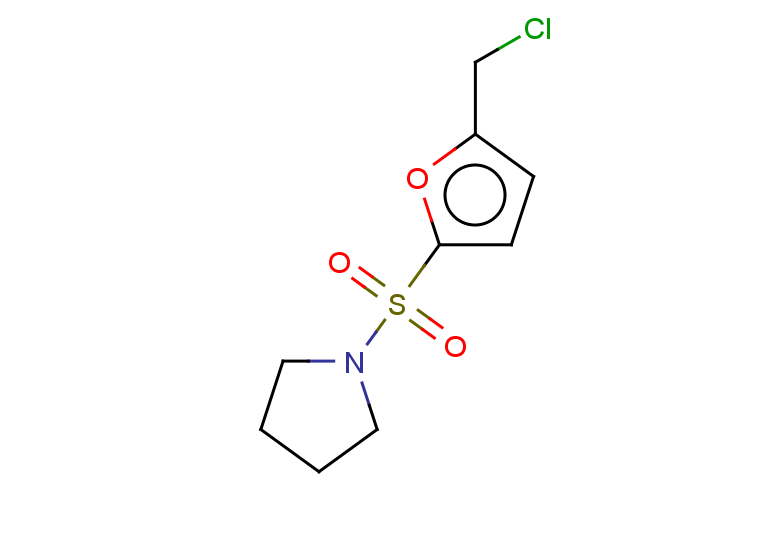 1-{[5-(chloromethyl)furan-2-yl]sulfonyl}pyrrolidine