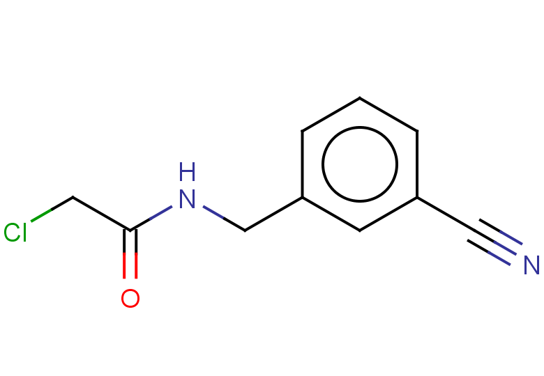 2-chloro-N-[(3-cyanophenyl)methyl]acetamide