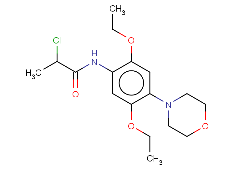 2-chloro-N-[2,5-diethoxy-4-(morpholin-4-yl)phenyl]propanamide