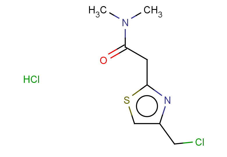 2-[4-(chloromethyl)-1,3-thiazol-2-yl]-N,N-dimethylacetamide hydrochloride
