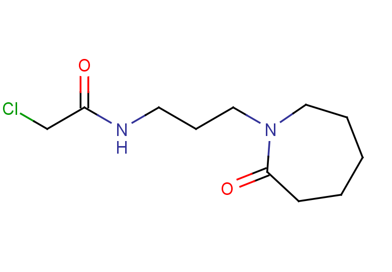 2-chloro-N-[3-(2-oxoazepan-1-yl)propyl]acetamide