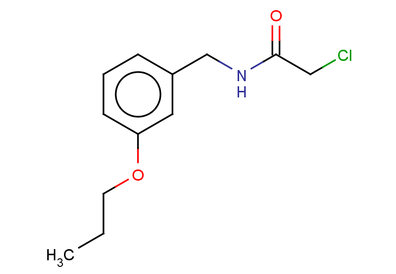 2-chloro-N-[(3-propoxyphenyl)methyl]acetamide