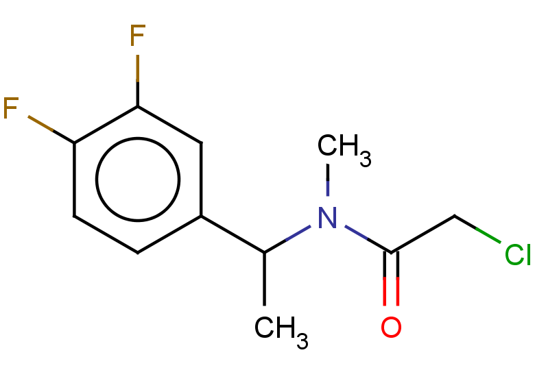 2-chloro-N-[1-(3,4-difluorophenyl)ethyl]-N-methylacetamide