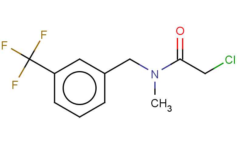 2-chloro-N-methyl-N-{[3-(trifluoromethyl)phenyl]methyl}acetamide