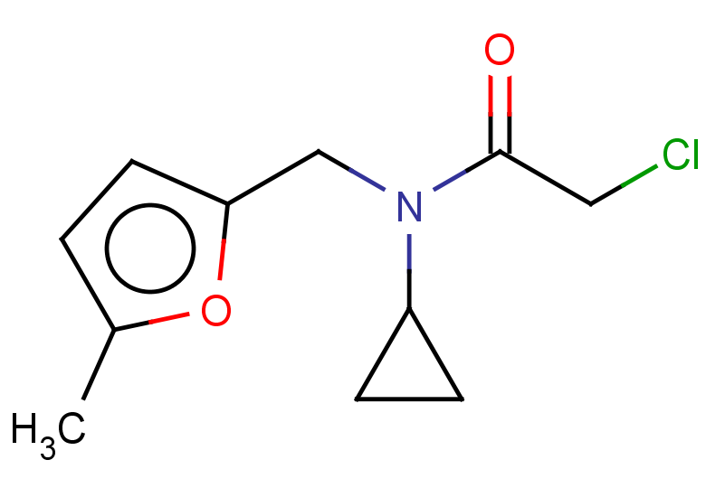 2-chloro-N-cyclopropyl-N-[(5-methylfuran-2-yl)methyl]acetamide
